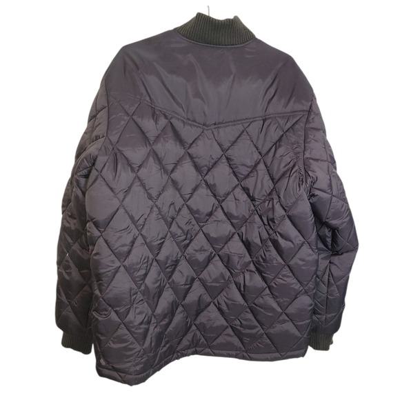 Roper Range Gear Quilted Down Jacket Men's XL Snap Front Insulated Bomber - Picture 2 of 10